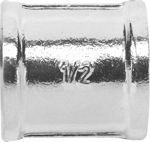 CORNAT Muffe, Messing, Innengewinde: 1/2" - silberfarben