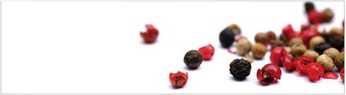 mySPOTTI Küchenrückwand »Pfeffer«, Aluverbund, Pfefferkörner