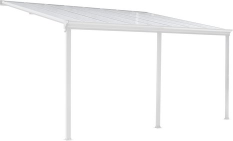 Thumbnail - HOME DELUXE Terrassenüberdachung »SOLIS«, 495x303x206/250 cm, Weiß - weiss