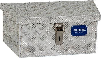 ALUTEC MÜNCHEN Deichselbox, silberfarben, Aluminium
