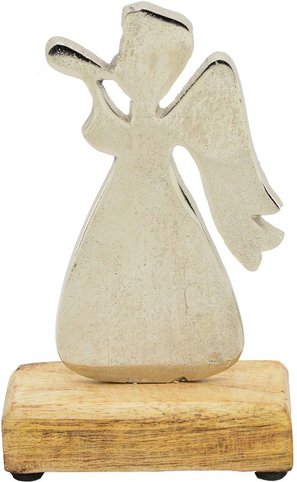 Flowerbox Dekofigur - silberfarben