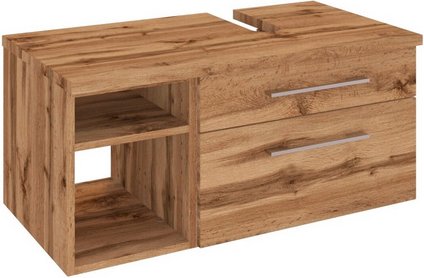 HELD MÖBEL Waschtischunterschrank »Davos«, BxHxT: 90 x 41 x 47 cm - bunt