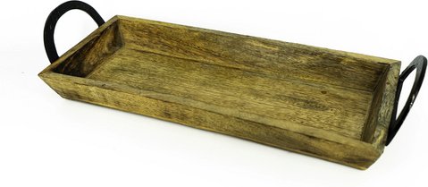 NOOR living Tablett, BxHxL: 16,5 x 8 x 39 cm, natur/hellbraun