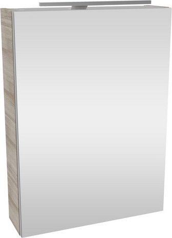 Thumbnail - FACKELMANN Spiegelschrank »SBC«, Graueiche, BxHxT: 50 x 68 x 15,3 cm