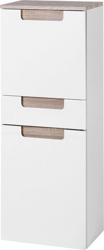 Thumbnail - HELD MÖBEL Midischrank »Siena«, BxHxT: 40 x 105 x 27 cm - weiss