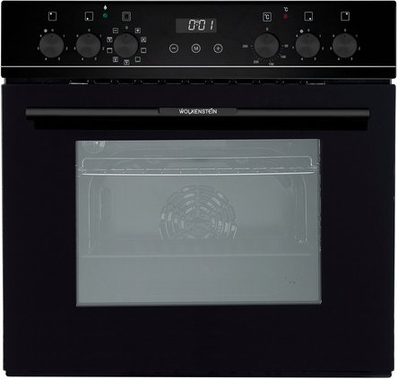 Thumbnail - Wolkenstein Einbau-Herd-Set »WMOC 90«, schwarz, BxHxL: 59,5 x 59,5 x 55 cm