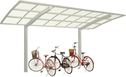 Thumbnail - XIMAX Einzelcarport »Portoforte Mini«, Typ 60, Außenmaß BxT: 201 x 253,8 cm, edelstahlfarben - silberfarben