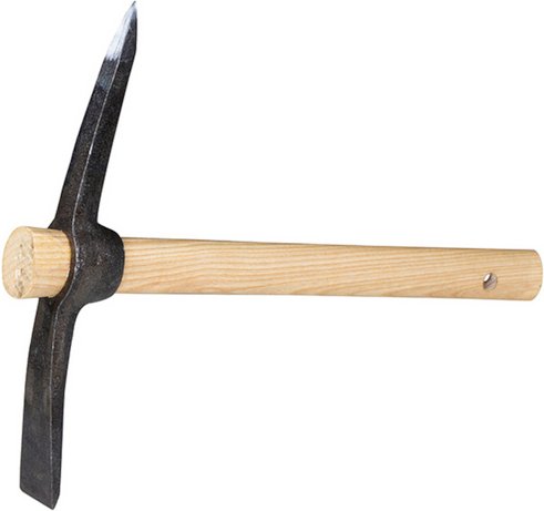 SIENA GARDEN Mini-Pickel, Stahl, Länge: 45 cm - schwarz