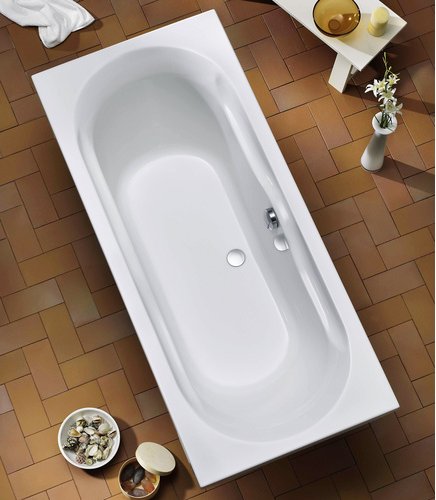 OTTOFOND Badewanne »Madera«, BxHxL: 80 x 42 x 180 cm, Körperform - weiss