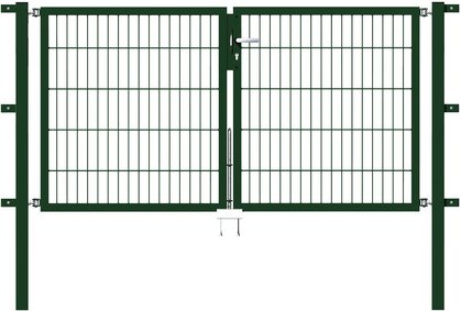 GAH ALBERTS Doppeltor »Flexo«, BxH: 224 x 1000 cm, feuerverzinkter Stahl - gruen