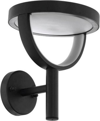 EGLO connect LED-Außenwandleuchte »FRANCARI-C«, 15W, 1950 lm, 2700-6500 k, schw./weiss, (HxL): 25,5 x 22 cm - schwarz