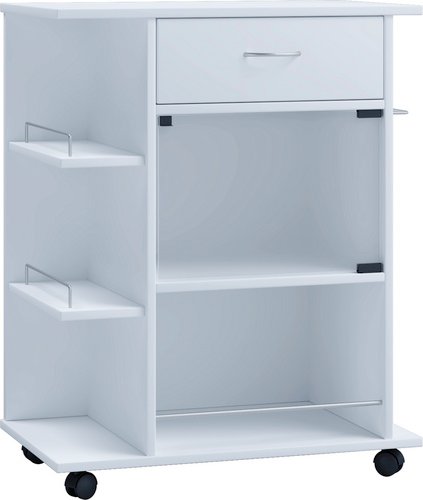 VCM Küchenwagen »Pocis«, BxH: 65 x 80 cm, Holzwerkstoff - weiss