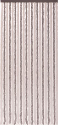 Thumbnail - CONACORD Vorhang »Flauschi«, BxH: 90 x 200 cm, silberfarben/weiß - grau | weiss