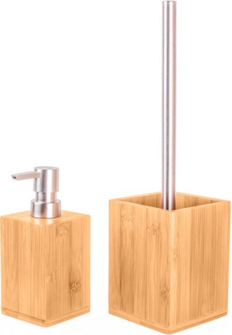 Sanilo Bad-Accessoire-Set, Bambus - gruen