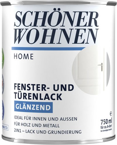 Thumbnail - SCHÖNER WOHNEN FARBE Tür- und Fensterlack, weiß , glänzend - weiss