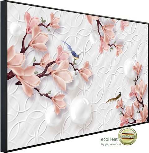 Thumbnail - papermoon Infrarotheizung »EcoHeat - Muster mit Blumen«, Matt-Effekt - bunt
