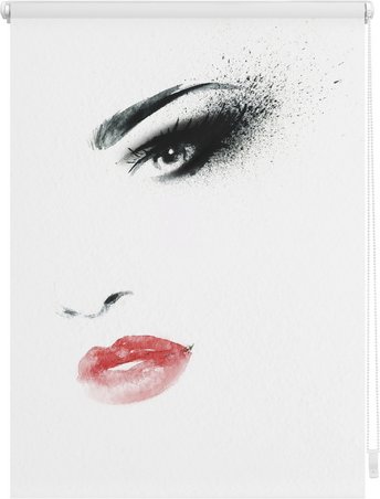 Thumbnail - Lichtblick Rollo, Klemmfix, 90x150 cm, Face, weiß - weiss