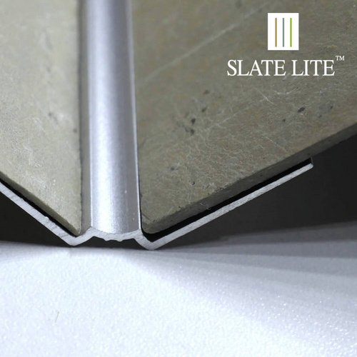 Küberit Profilleiste, BxL: 2,5 x 250 cm, Aluminium, F-Linie - silberfarben