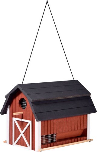 DOBAR Vogelhaus »Katthult«, BxHxL: 21 x 23,5 x 31,5 cm, rot