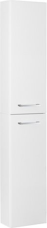 FACKELMANN Hochschrank »SBC«, 2 Türen, BxHxT: 30 x 162 x 16,8 cm - weiss