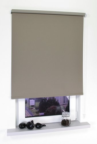 Thumbnail - LIEDECO Seitenzug-Rollo, kaffeefarben, Polyester - braun