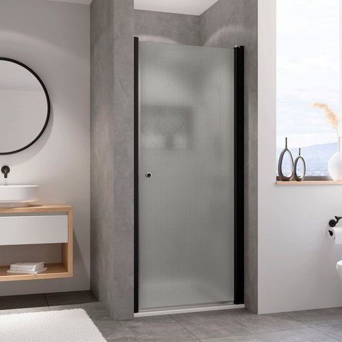 BREUER Duschkabine »Elana 6«, Höhe: 200 cm, schwarz, Scheibenstärke: 6 mm