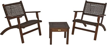 GARDEN PLEASURE Gartenmöbel »Sonora«, Holz, 3-teilig - braun