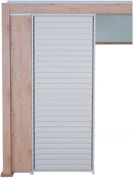 Mr. GARDENER Panel, Höhe: 236 cm, anthrazit, pulverbeschichtet - grau