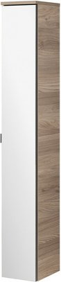 FACKELMANN Hochschrank »LUXOR«, verspiegelt, rechts, 1 Tür, BxHxT: 20,2 x 139,6 x 26,5 cm - grau
