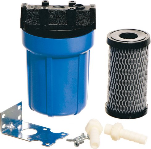 Yachticon Wasserfilter, blau/schwarz, HxLxT: 12 x 18 x 12 cm - blau | schwarz