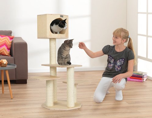 ARMARKAT Kratzbaum »Lena«, holzfarben, Höhe: 116 cm