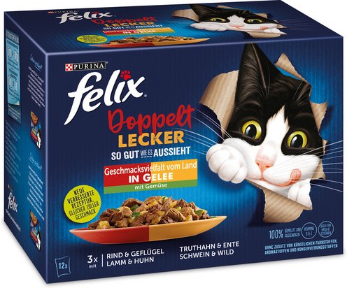 felix Katzen-Nassfutter »Agail«, 6 Stück, je 85 g