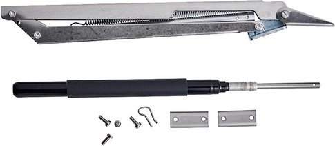 JULIANA Fensteröffner »Spiro«, automatisch, für Gewächshäuser mit Glas - silberfarben