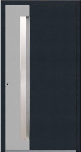 KNOCK Aluminium-Haustür »Marte«, anthrazit / graubeige