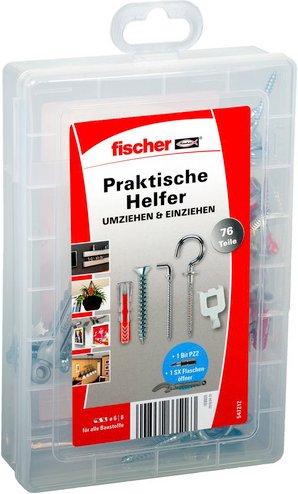 FISCHER Sortimentskasten, Kunststoff - grau