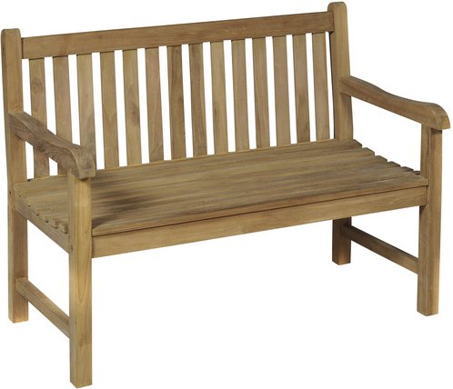 GARDEN PLEASURE Gartenbank »Solo«, Holz, BxHxT: 120 x 93 x 63 cm - braun