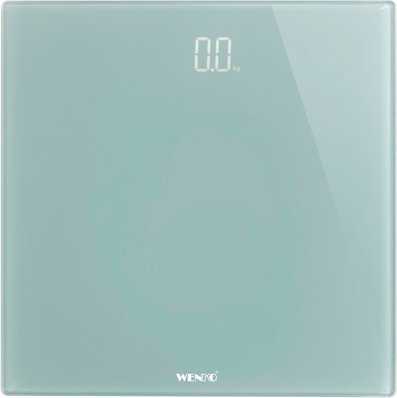 WENKO Personenwaage, BxL: 30 x 30 cm, max. Tragfähigkeit: 150 kg, grau