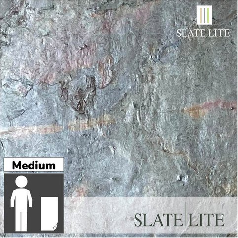 SlateLite Schieferfurnier »Burning Forest«, bunt, Leicht-Schiefer - grau