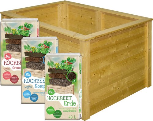 UNIVERSAL Hochbeet- und Gewächshauserde »Bio«, Kompost, Grundfüllung - braun