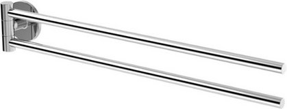 LENZ Handtuchhalter »VIDA«, Chrom, Montageart: Kleben oder Bohren - silberfarben