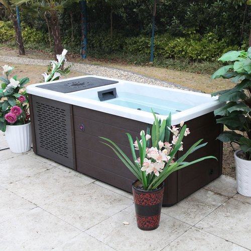 Canadian Spa Whirlpool »Chill Therapy Spa«, 212 x 102 x 81 cm, 1 Person, Kältebecken 5 °C - weiss