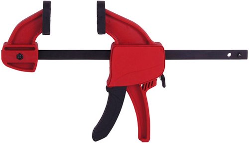 CONNEX Midispannzwinge, Spannweite: 153 - 490 mm, Kunststoff - rot