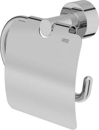 LENZ Toilettenpapierhalter »PISA«, Chrom, Montageart: Kleben oder Bohren - silberfarben