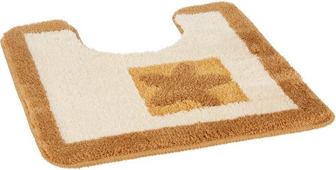 KLEINE WOLKE WC-Vorleger »Beach«, sandbeige, B x L: 50 x 50 cm - braun