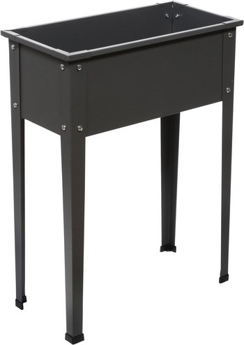 FLORAWORLD Hochbeet »Season«, BxHxL: 60 x 80 x 30 cm, Stahl - grau