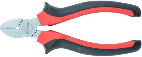 CONNEX Seitenschneider schwarz/rot, Metall - bunt