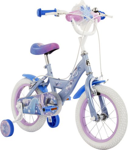 Kinderfahrrad »Frozen«, Blau, 14 Zoll - Größe 14 Zoll