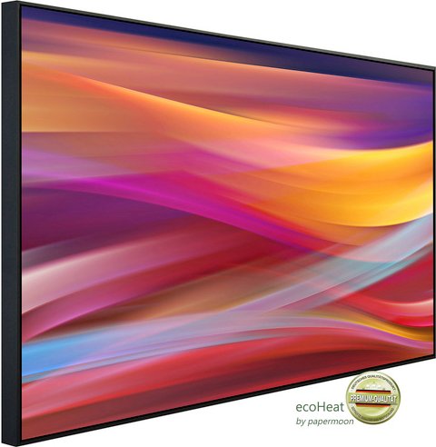 papermoon Infrarotheizung »EcoHeat - Abstrakt Farben«, Matt-Effekt - bunt
