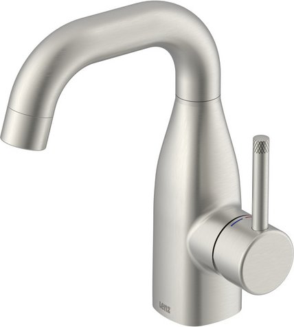 LENZ Waschtischarmatur »POLA«, 3/8", Messing, edelstahlfarben - silberfarben