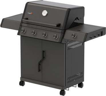 THOR Gasgrill »Thunder«, 4 Hauptbrenner mit Searbrenner - schwarz